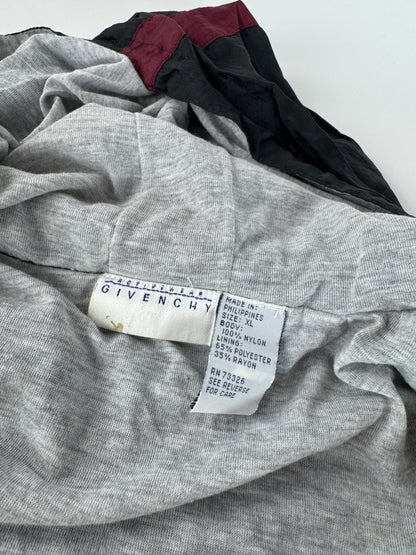 Vintage Givenchy Windbreaker Jacket L Blue Black