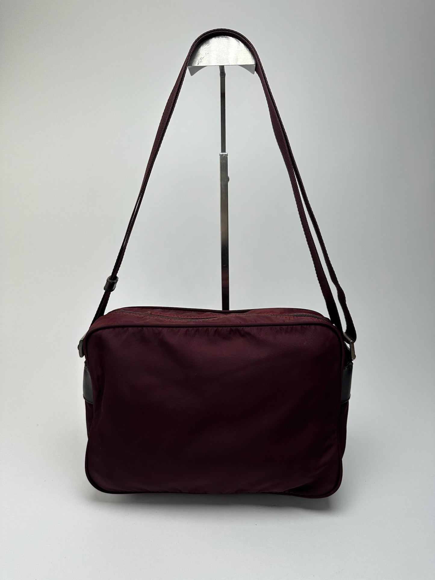 Vintage Prada Polyester Bag purple