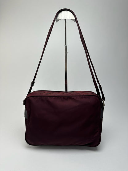 Vintage Prada Polyester Bag purple