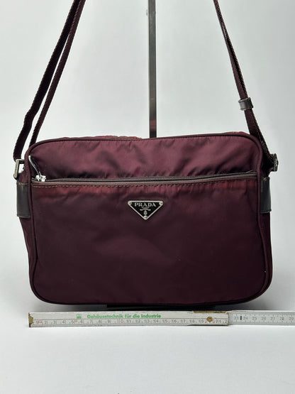 Vintage Prada Polyester Bag purple