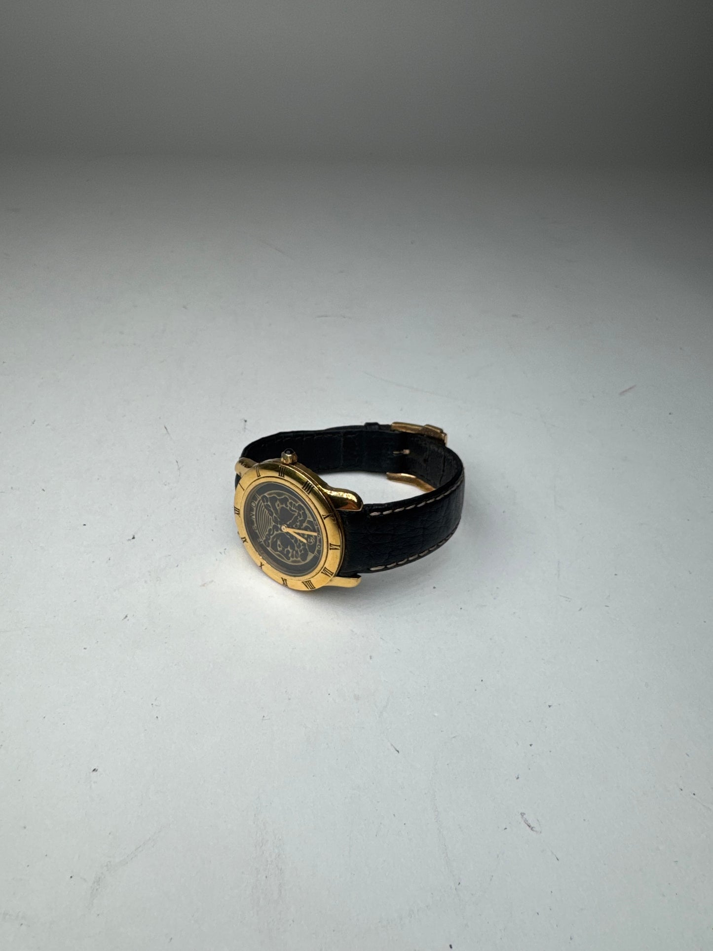 Montre Fendi Vintage 2 Cadrans Or Noir