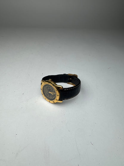 Montre Fendi Vintage 2 Cadrans Or Noir