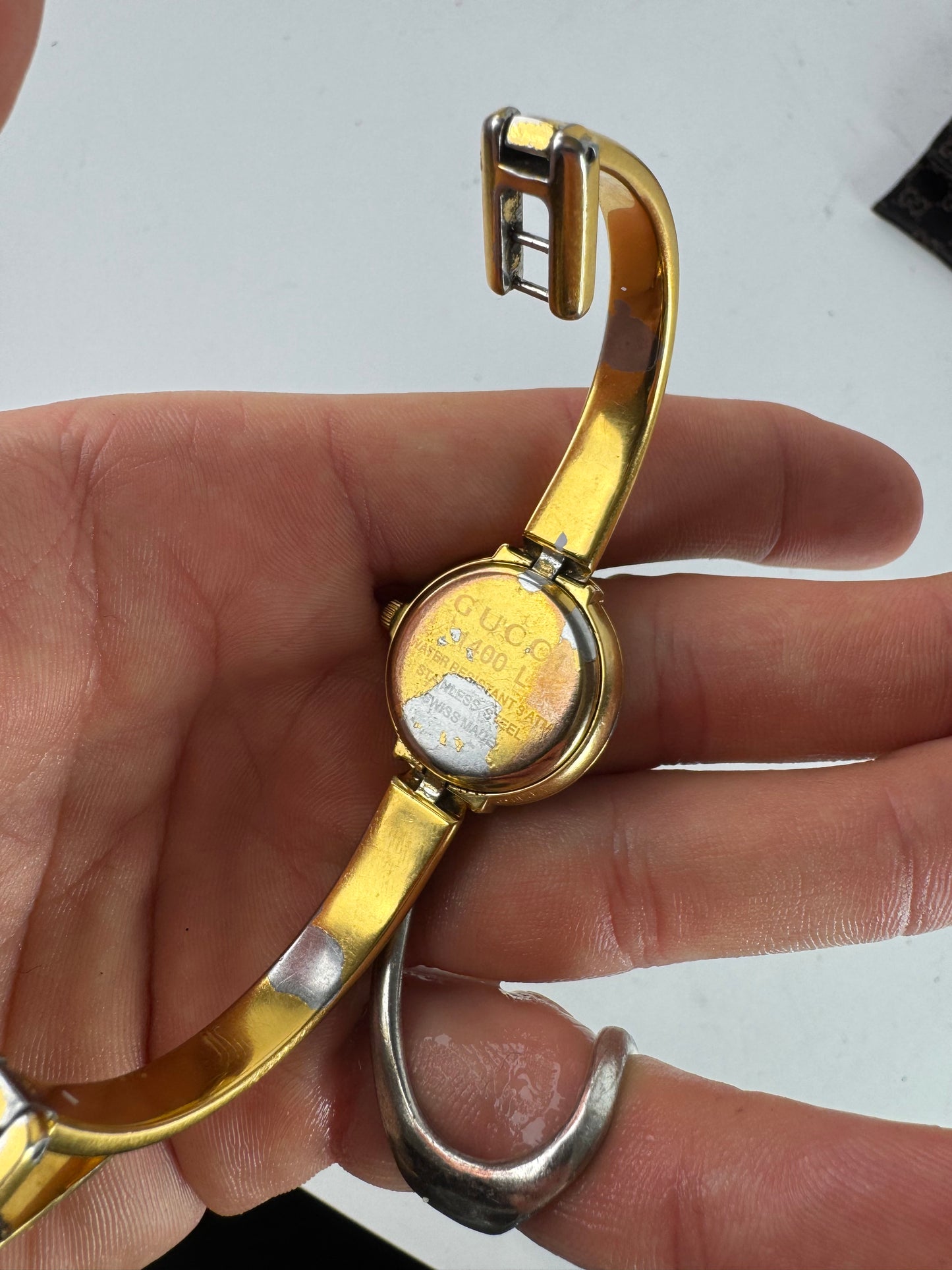 Vintage Gucci Horsebit Watch golden