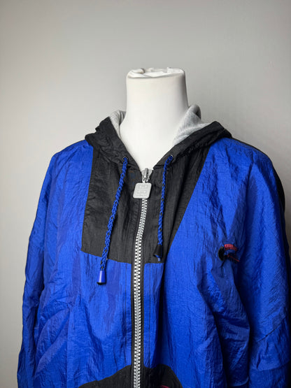 Vintage Givenchy Windbreaker Jacket L Blue Black
