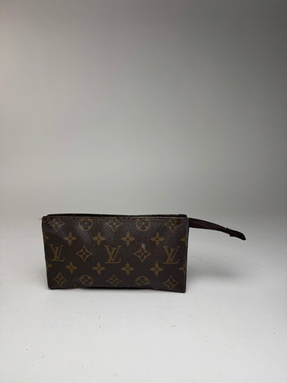 Pochette vintage Louis Vuitton en cuir monogramme marron