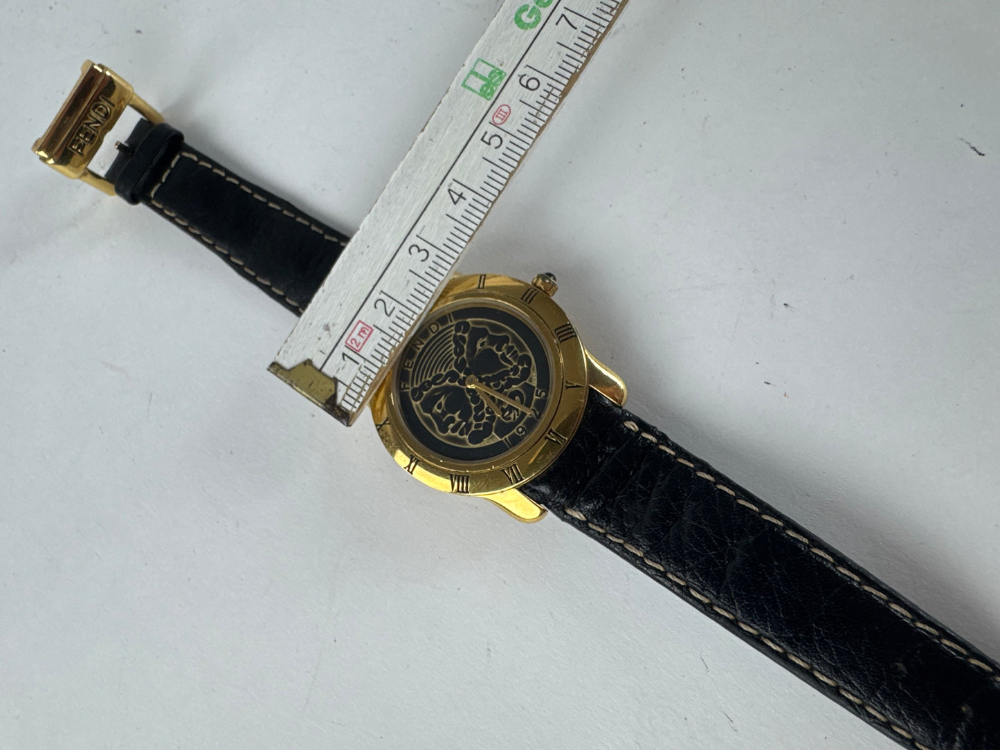 Montre Fendi Vintage 2 Cadrans Or Noir