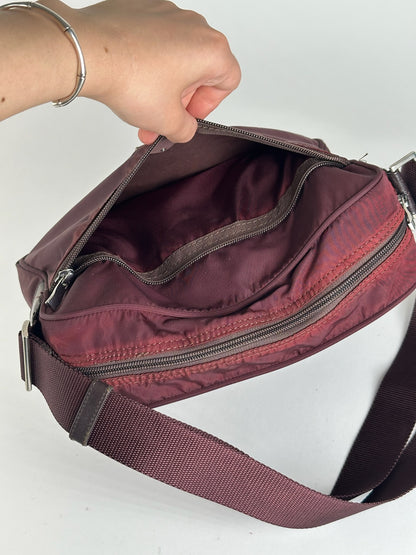 Vintage Prada Polyester Bag purple