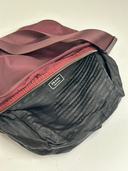 Vintage Prada Polyester Bag purple