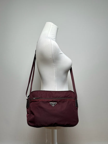 Vintage Prada Polyester Bag purple