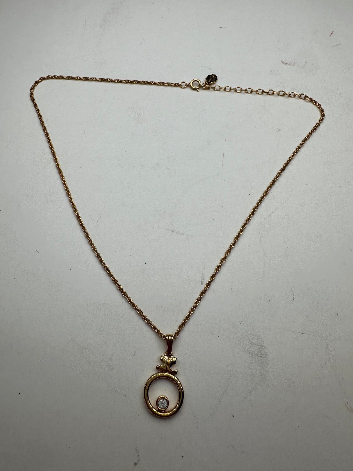 Vintage Courreges Gold Plated Collier Gold