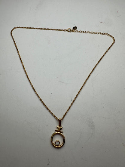 Vintage Courreges Gold Plated Collier Gold