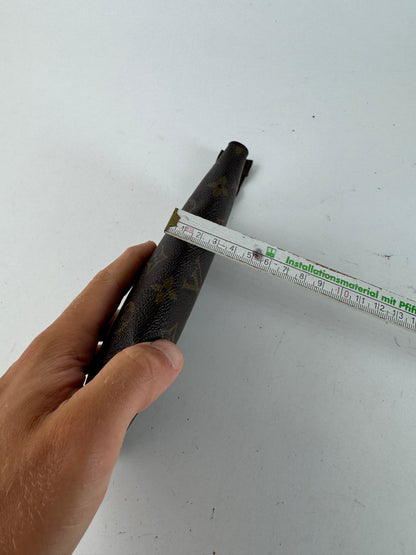 Pochette vintage Louis Vuitton en cuir monogramme marron