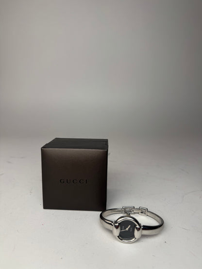 Vintage Gucci Horsebit Watch silver