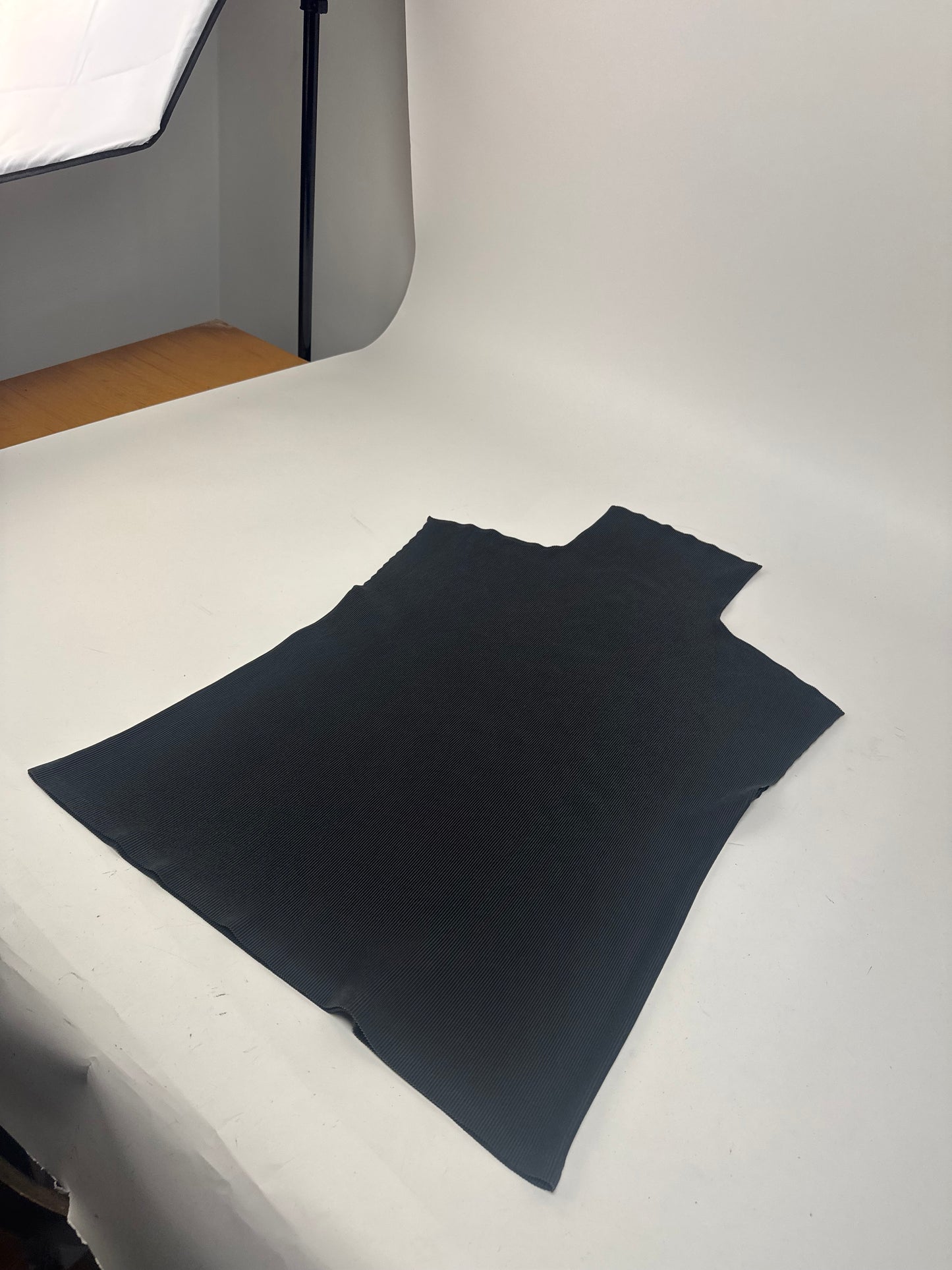 Vintage Pleats Please Plissee top Anthracite M