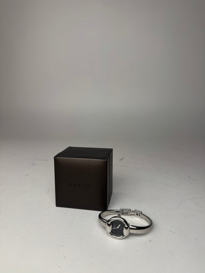 Vintage Gucci Horsebit Watch silver