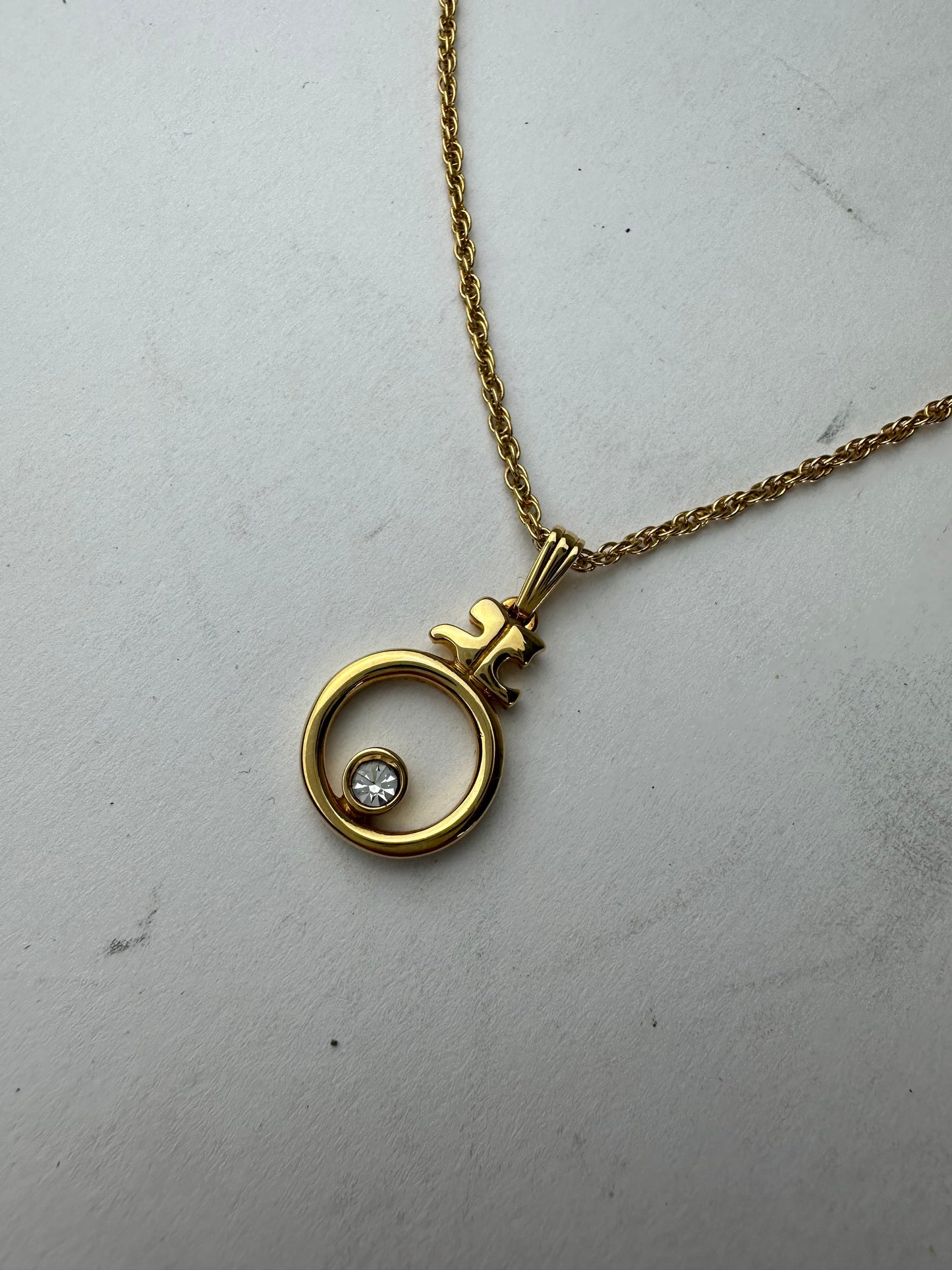 Vintage Courreges Gold Plated Collier Gold