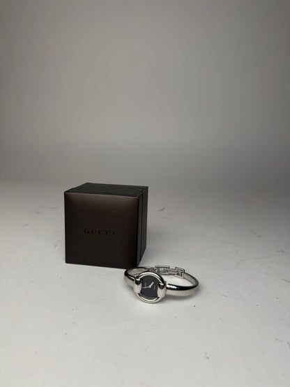 Vintage Gucci Horsebit Watch silver