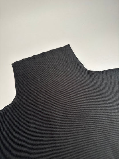 Vintage Pleats Please Plissee top Anthracite M