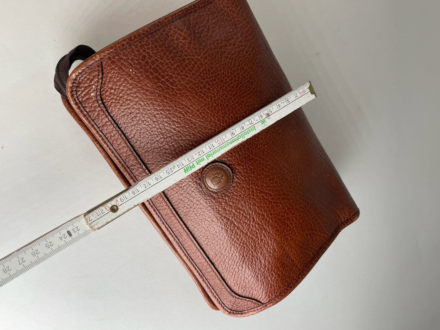 Vintage Dior Leather Clutch Brown