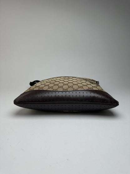 Sac Gucci Monogram Vintage Beige Marron