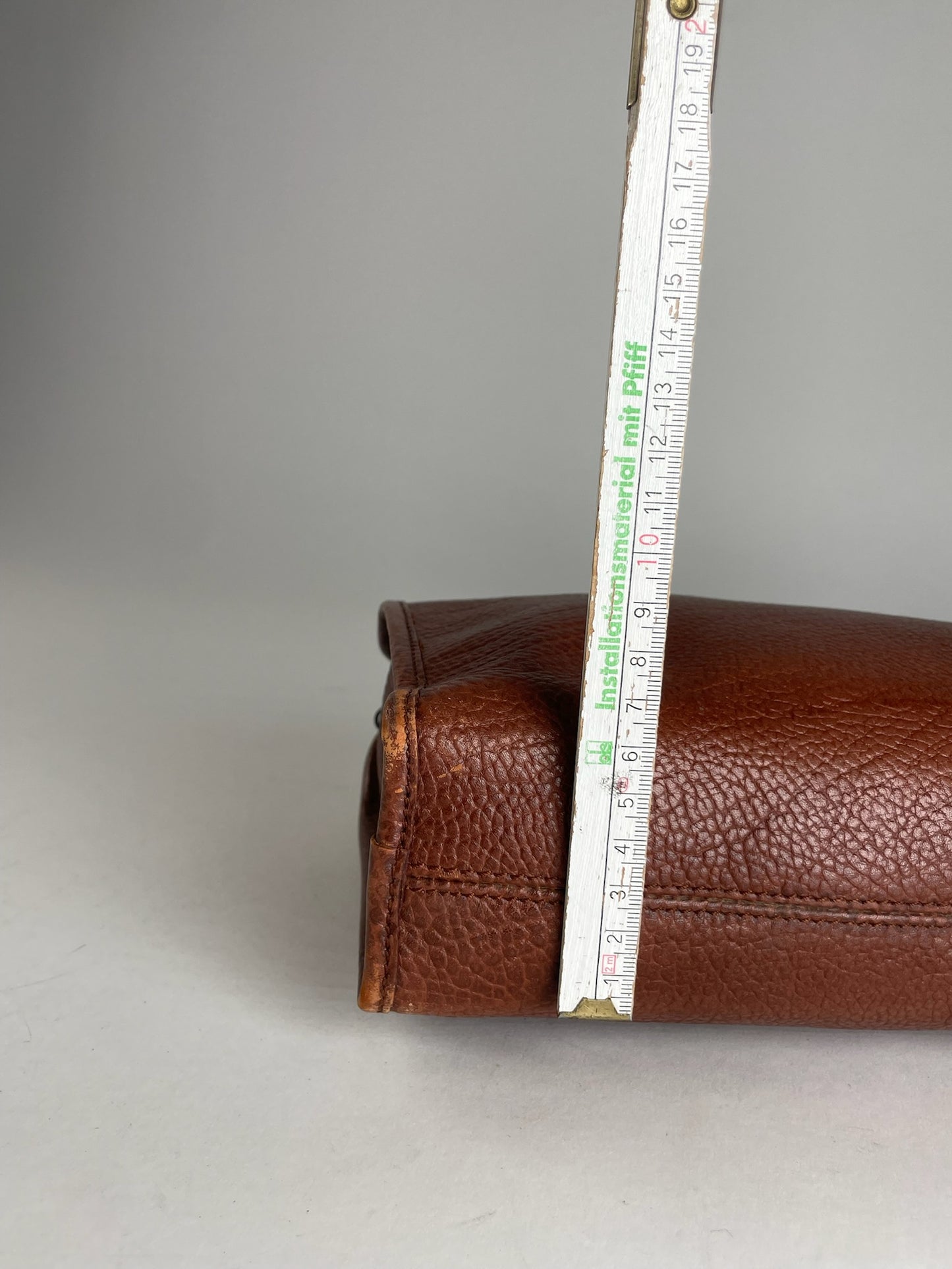 Vintage Dior Leather Clutch Brown