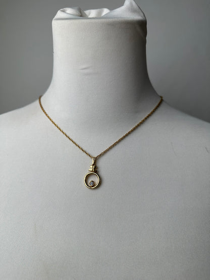 Vintage Courreges Gold Plated Collier Gold