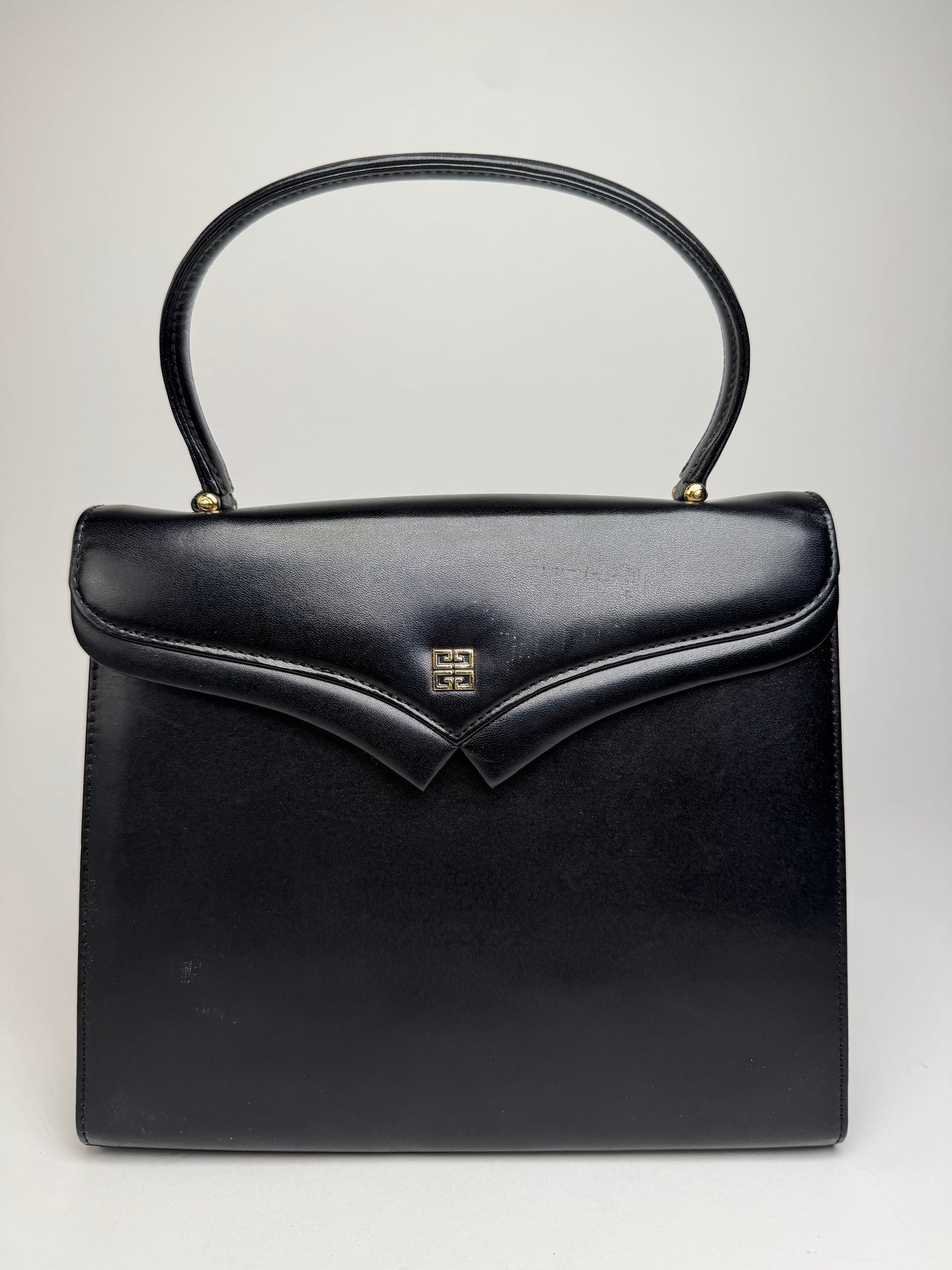 Vintage Givenchy Leather Handbag Black