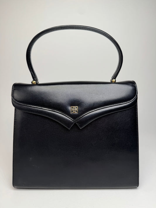 Vintage Givenchy Leather Handbag Black