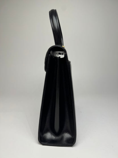 Vintage Givenchy Leather Handbag Black