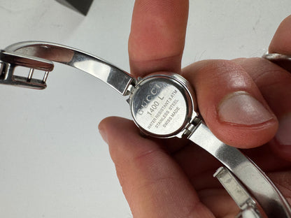 Vintage Gucci Horsebit Watch silver