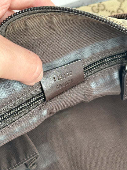 Sac Gucci Monogram Vintage Beige Marron