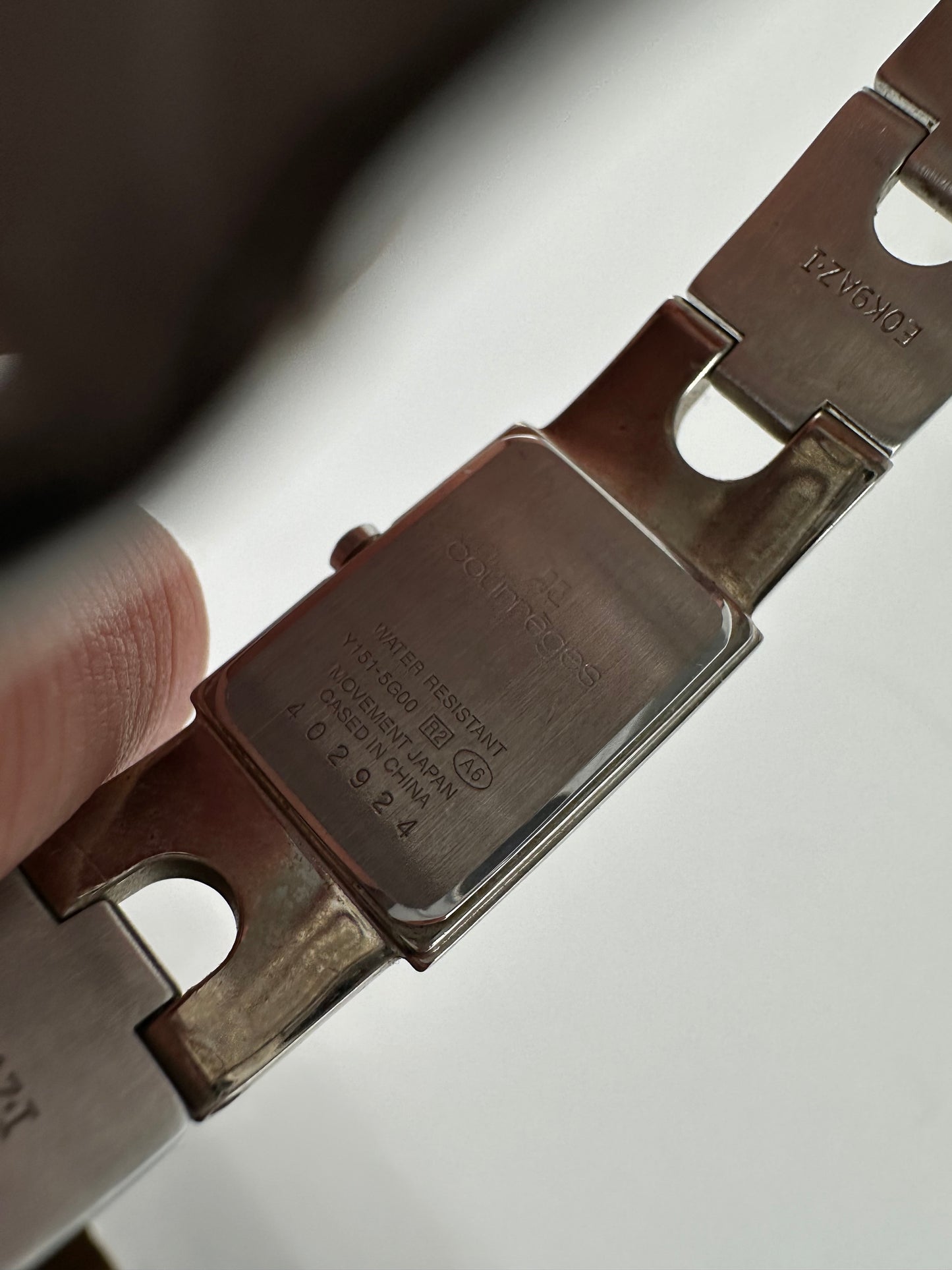 Vintage Courreges Stainless Watch Silver