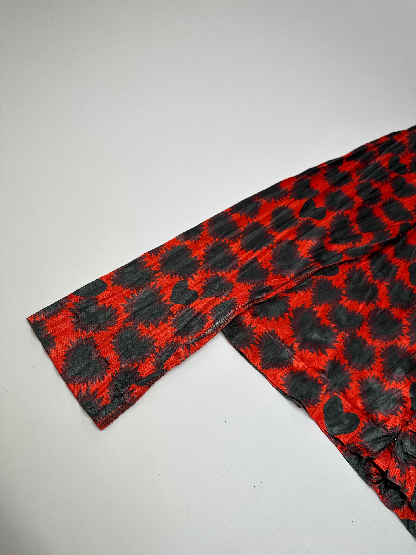 Vintage Comme des Garçons Polyester Blouse Red