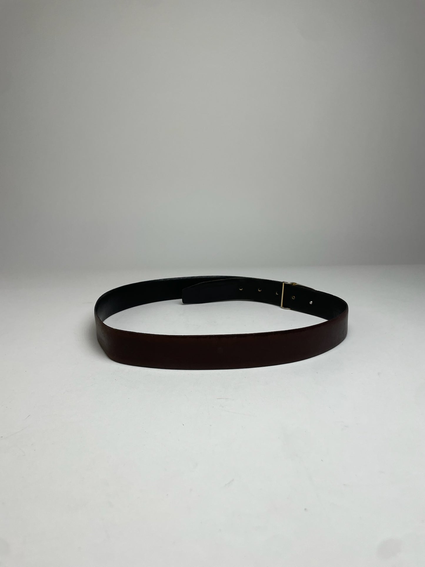 Vintage Dior Leather Belt Brown