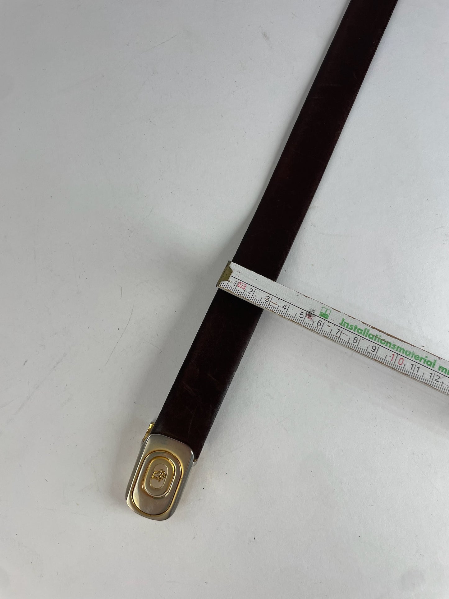 Vintage Dior Leather Belt Brown