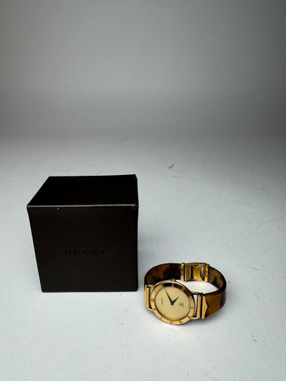 Vintage Gucci Watch gold brown