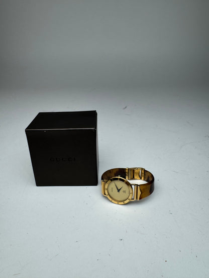 Vintage Gucci Watch gold brown