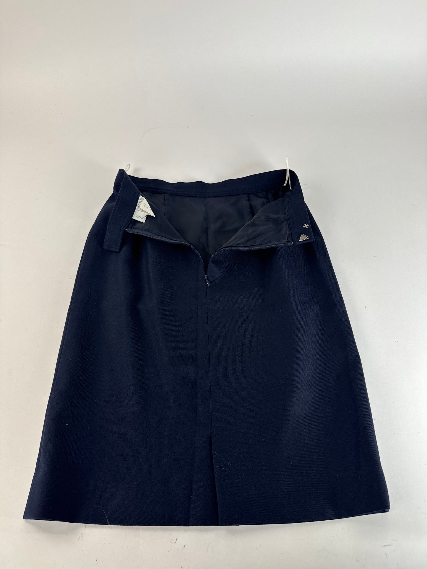 Vintage Courreges Paris Twin Set Navy M