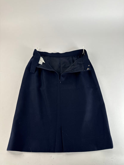 Vintage Courreges Paris Twin Set Navy M