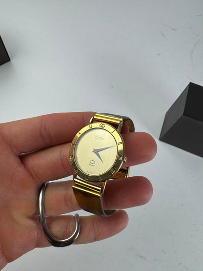 Vintage Gucci Watch gold brown