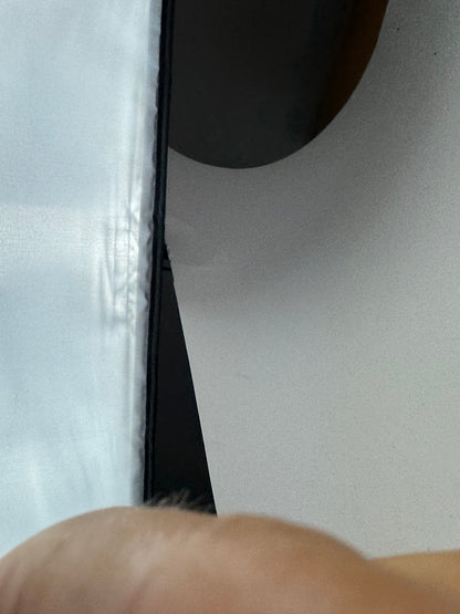 Vintage Courreges Leather belt black set new 80s