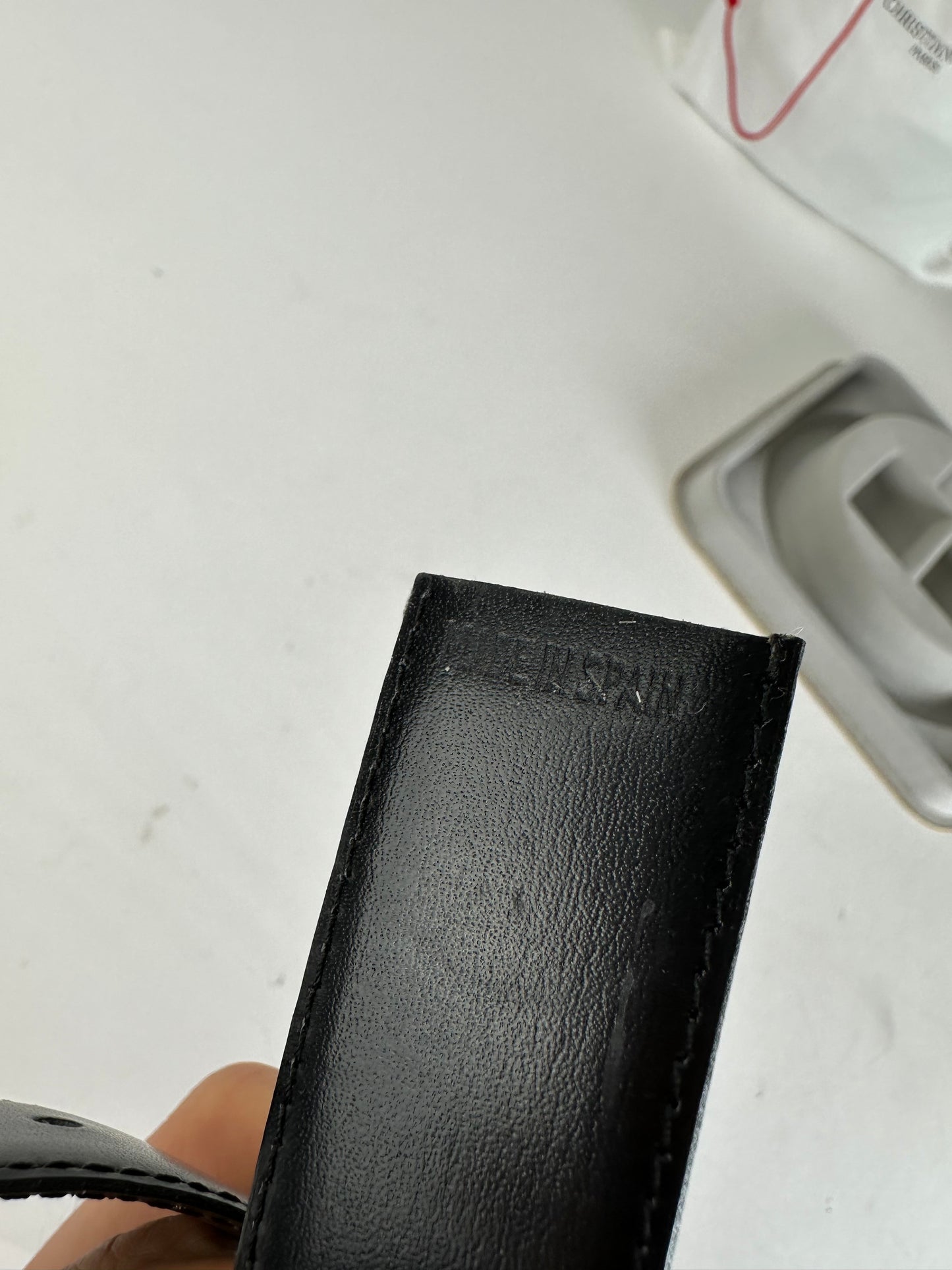 Vintage Dior Reversible Belt Black Brown