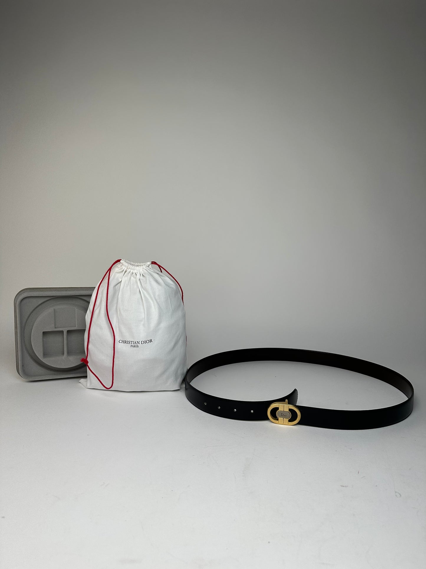 Vintage Dior Reversible Belt Black Brown
