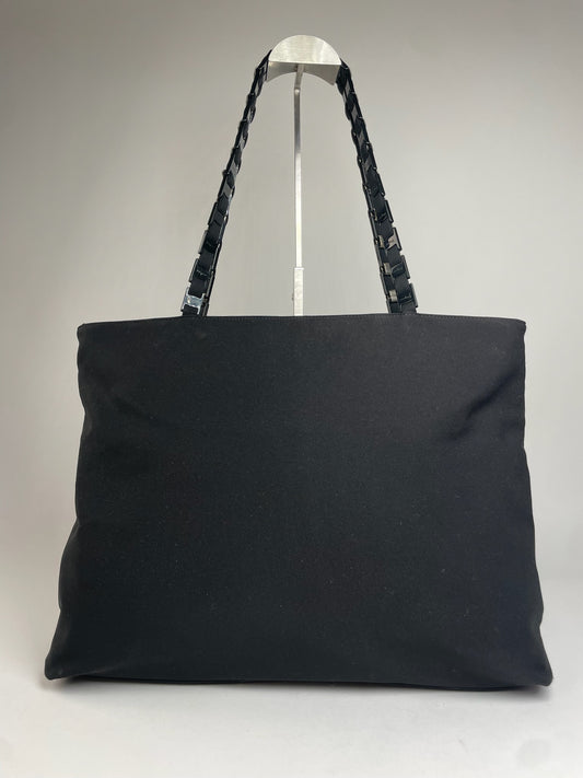 Vintage Salvatore Ferragamo Tote Bag Black
