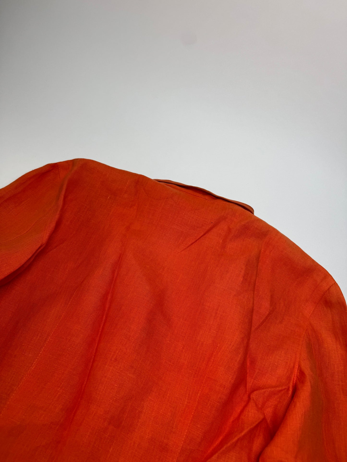 Vintage Gucci Lines Short Coat Orange L