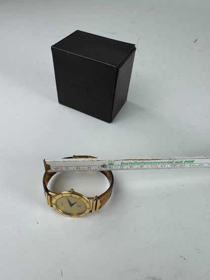 Vintage Gucci Watch gold brown
