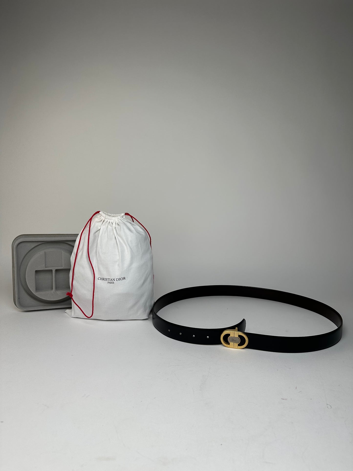 Vintage Dior Reversible Belt Black Brown