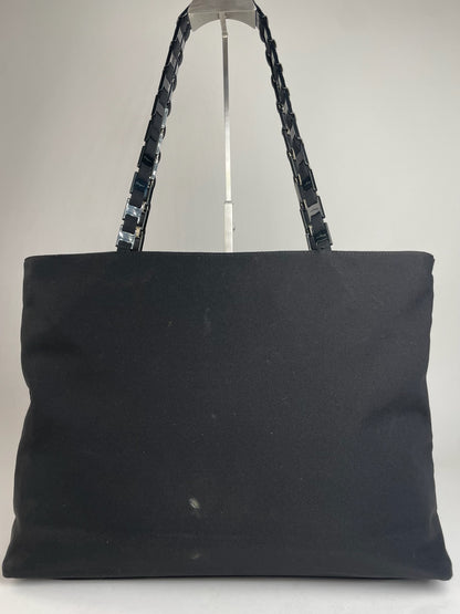 Vintage Salvatore Ferragamo Tote Bag Black