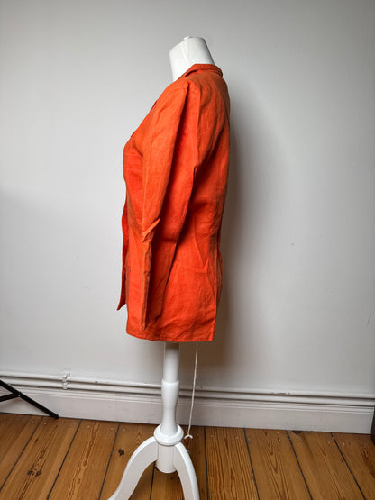 Vintage Gucci Lines Short Coat Orange L
