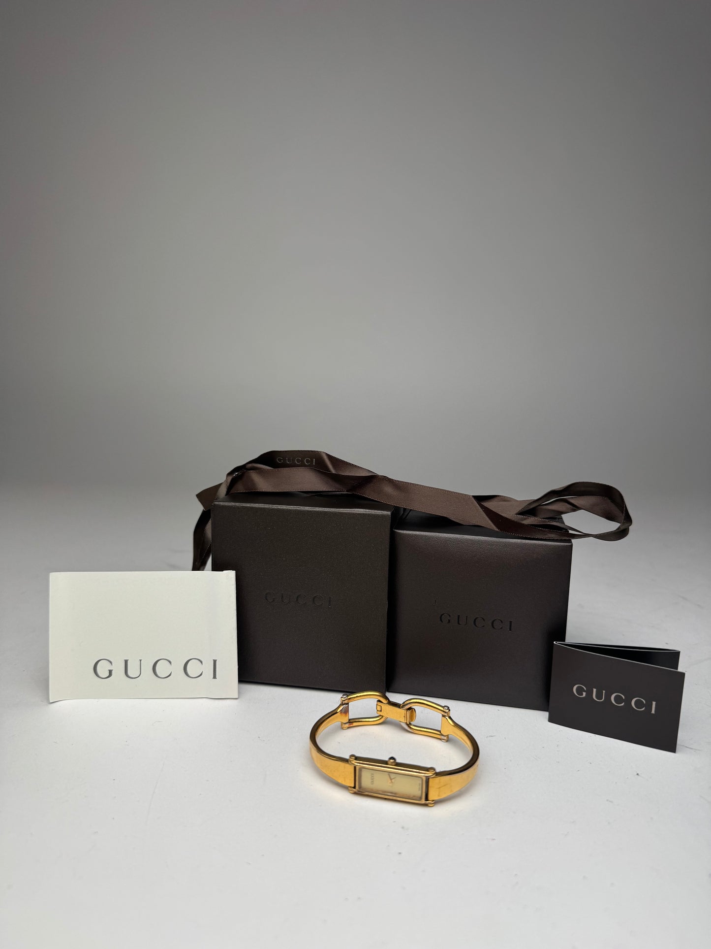 Vintage Gucci Horsebit Watch Golden